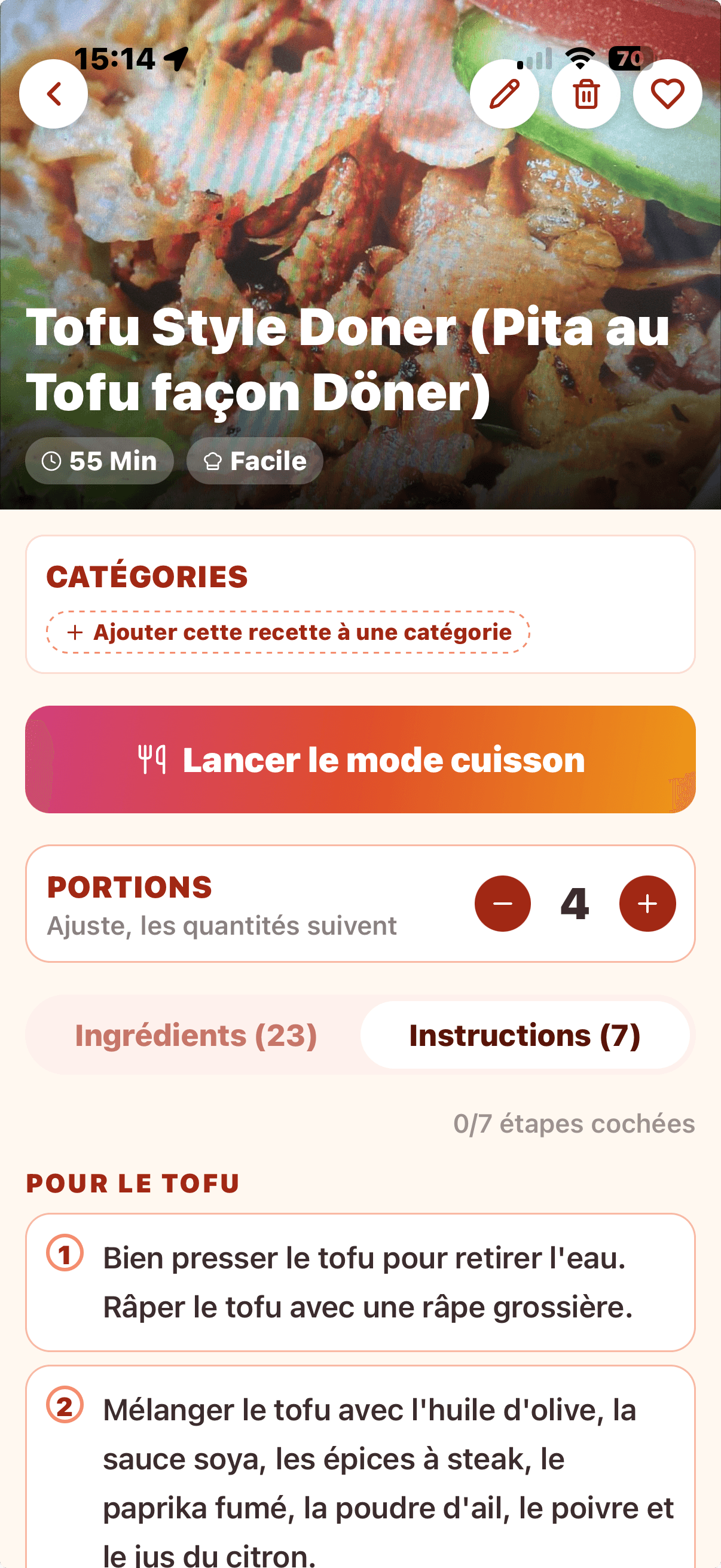 Application de recettes de cuisine Olivi sur iPhone Le catalogue de recettes d'Olivi sur iPhone : recherche, tri et filtres pour retrouver chaque recette de cuisine